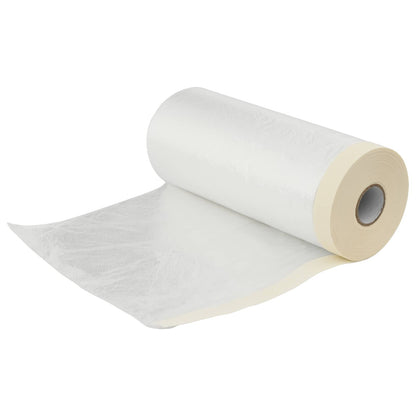 Dust Sheet with Adhesive Tape 12 pcs Transparent 240 x 2000 cm