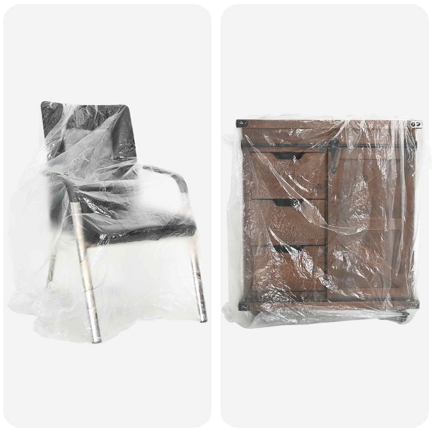 Dust Sheet 6 pcs Transparent 400 x 500 cm HDPE