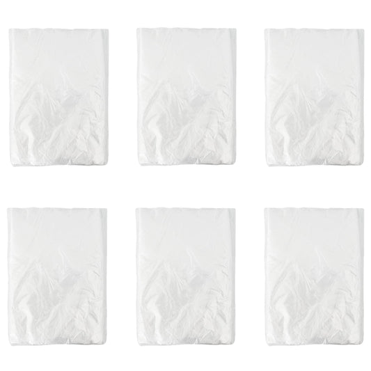 Dust Sheet 6 pcs Transparent 400 x 500 cm HDPE