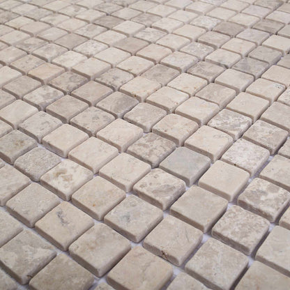 Mosaic Tiles Cream 30 x 30 cm Marble
