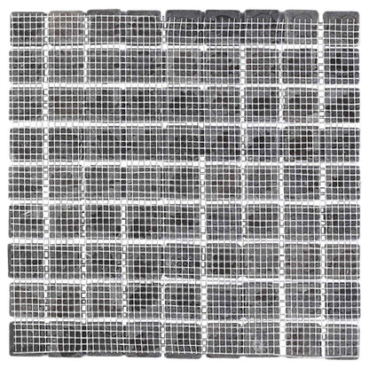 Mosaic Tiles Grey 30 x 30 cm Marble