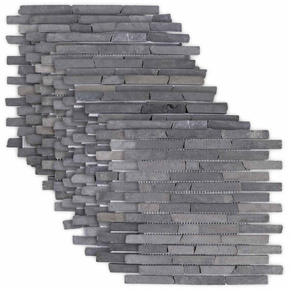 Mosaic Tiles Grey 30 x 30 cm Marble