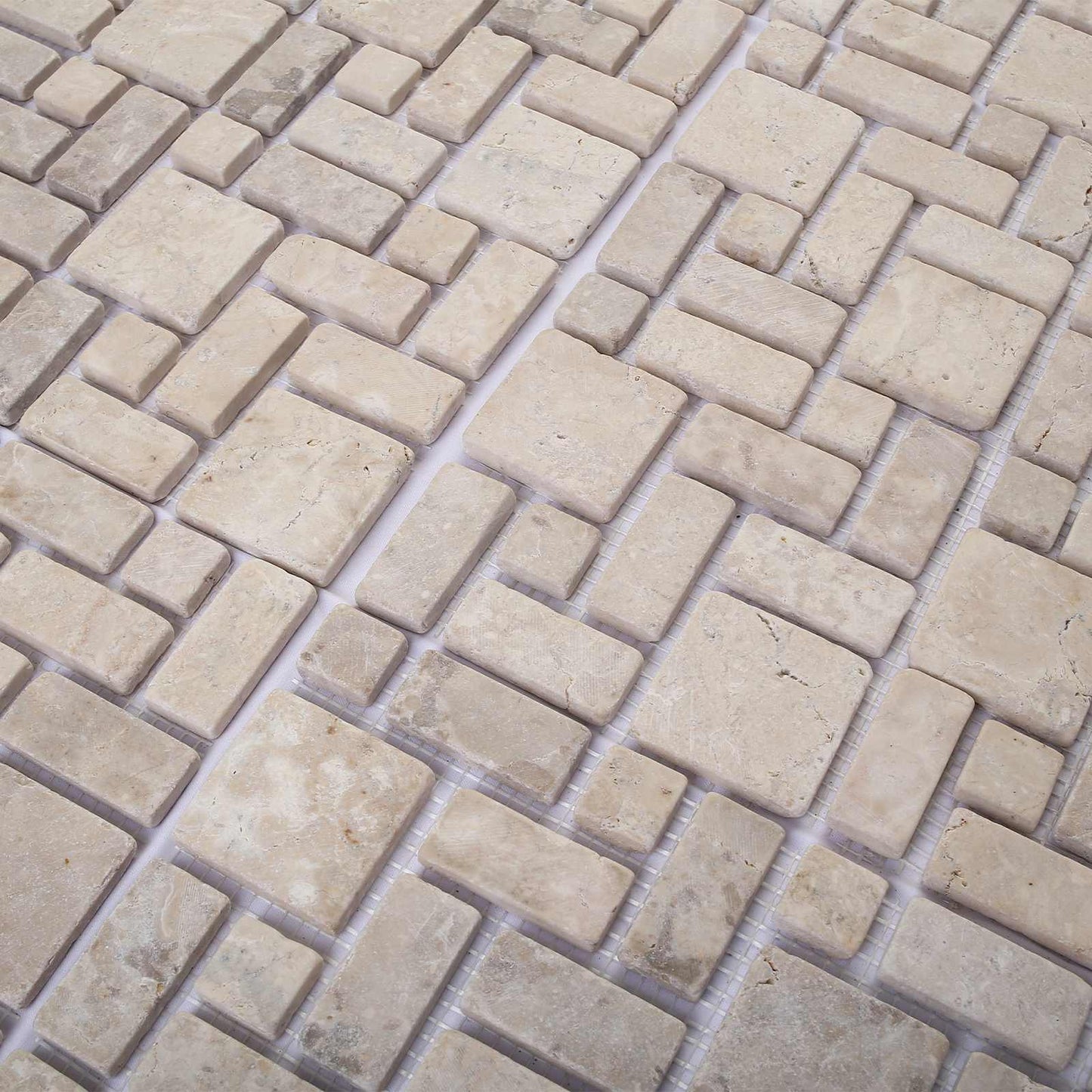 Mosaic Tiles Cream 30 x 30 cm Marble