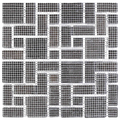 Mosaic Tiles Grey 30 x 30 cm Marble