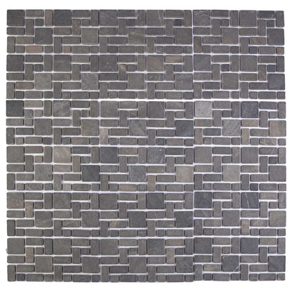 Mosaic Tiles Grey 30 x 30 cm Marble
