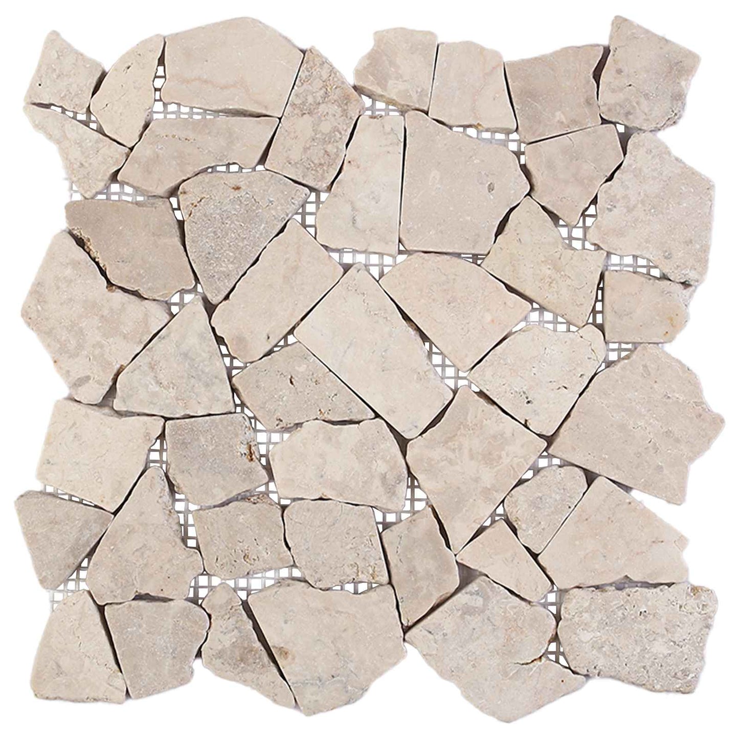 Mosaic Tiles Cream 30 x 30 cm Marble