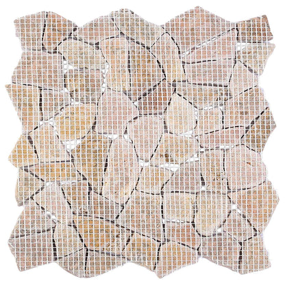 Mosaic Tiles Red 30 x 30 cm Marble