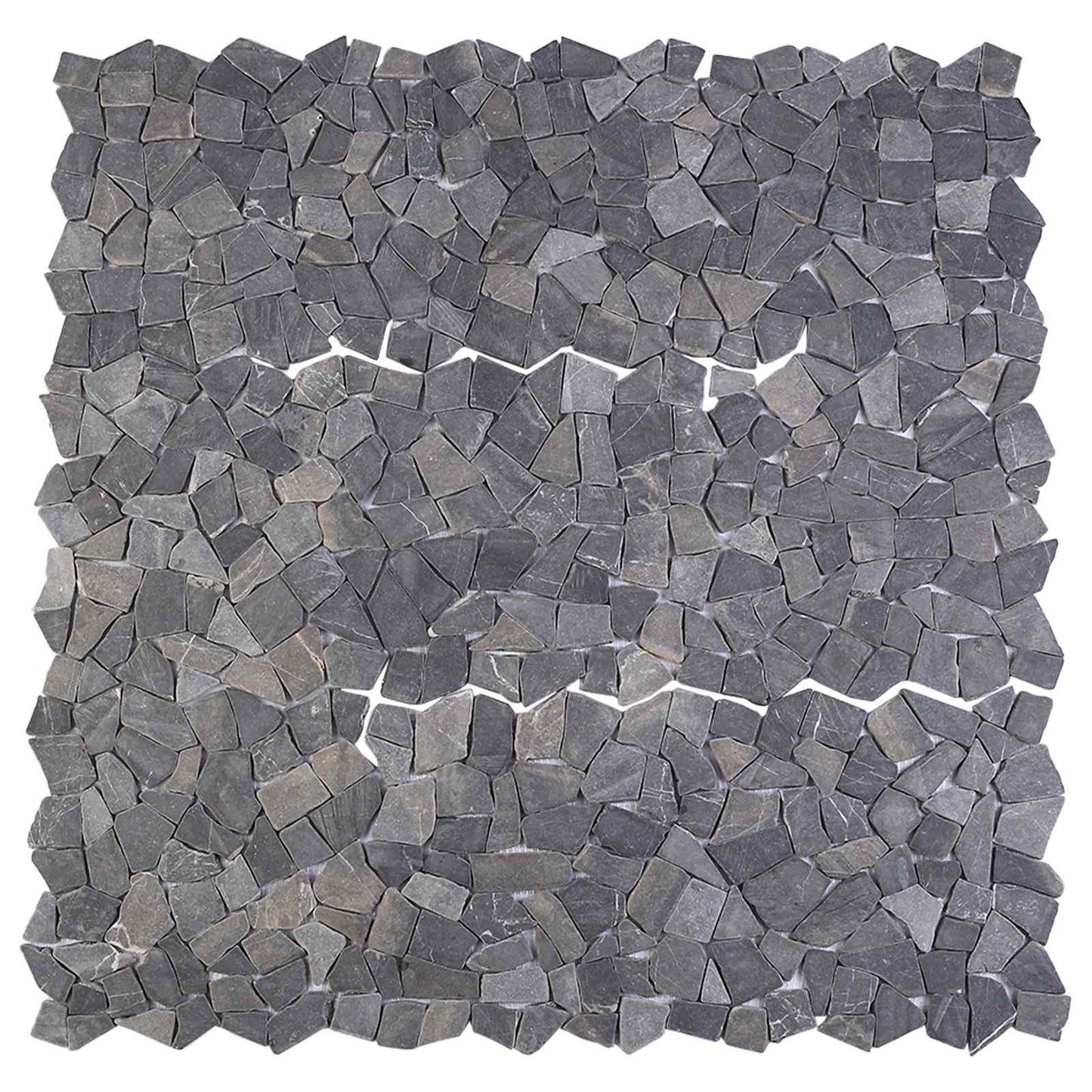 Mosaic Tiles Dark Grey 30 x 30 cm Marble