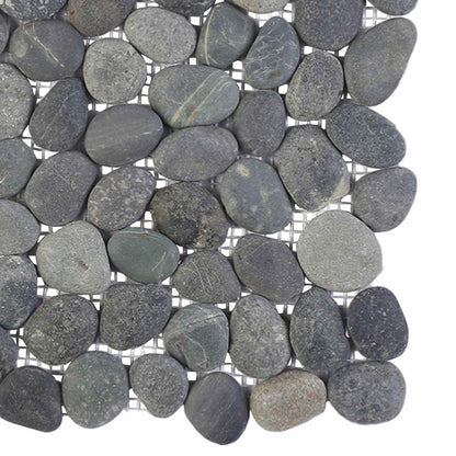 Pebble Tiles Grey 30 x 30 cm River Pebble