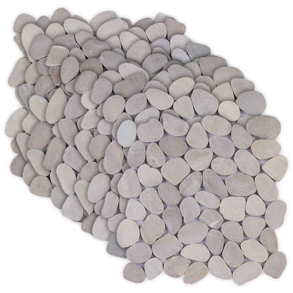 Pebble Tiles Taupe 30 x 30 cm River Pebble