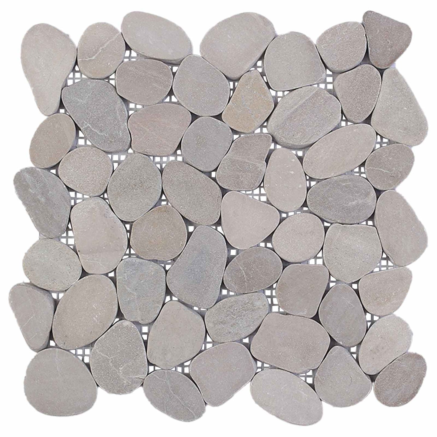 Pebble Tiles Taupe 30 x 30 cm River Pebble