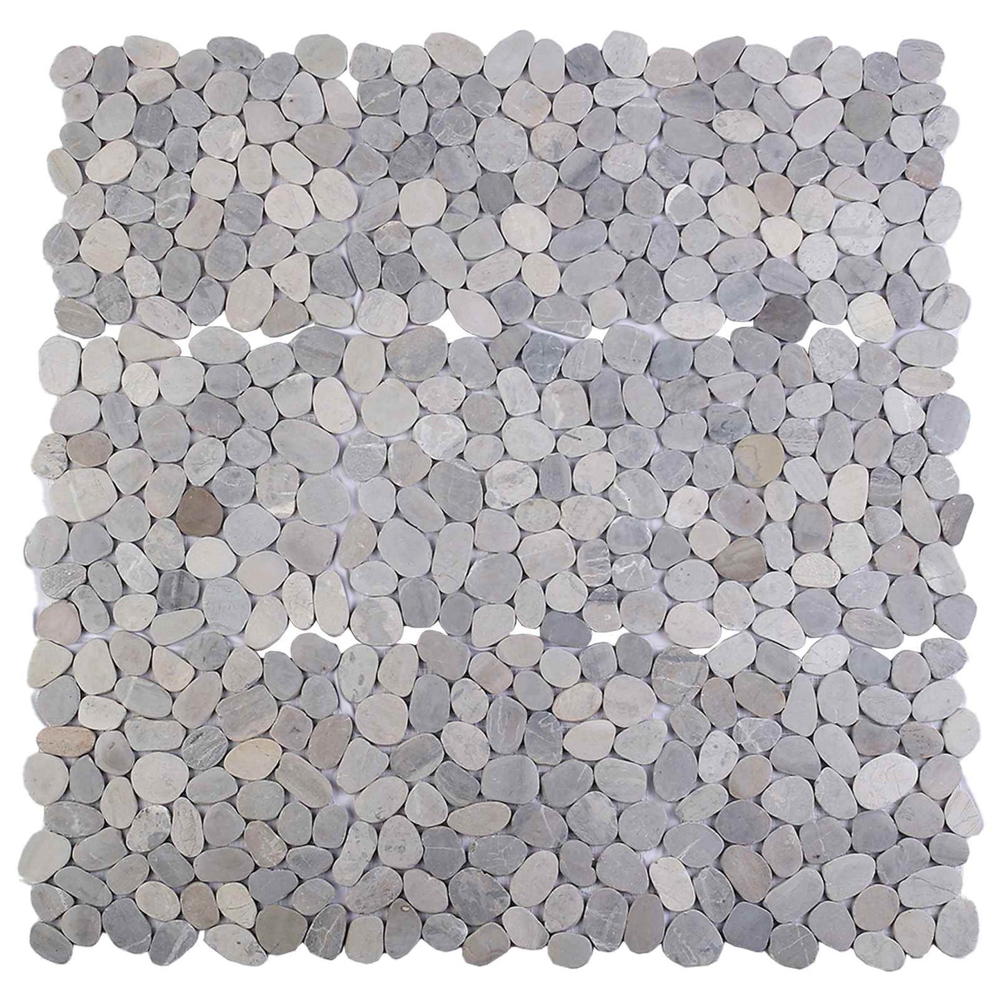 Pebble Tiles Grey 30 x 30 cm River Pebble