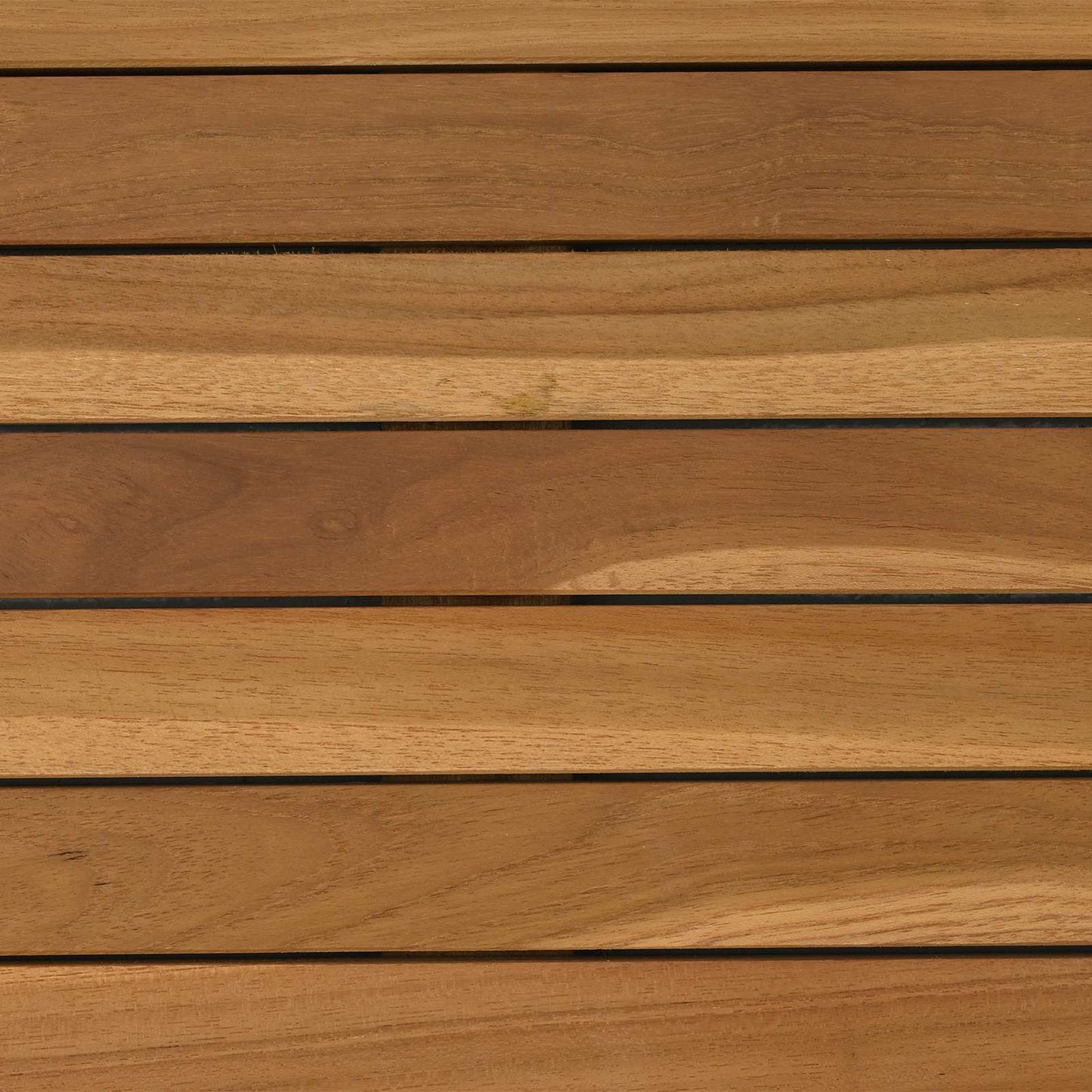 Table Top 80 x 80 x 3.5 cm Square Solid Teak Wood Natural