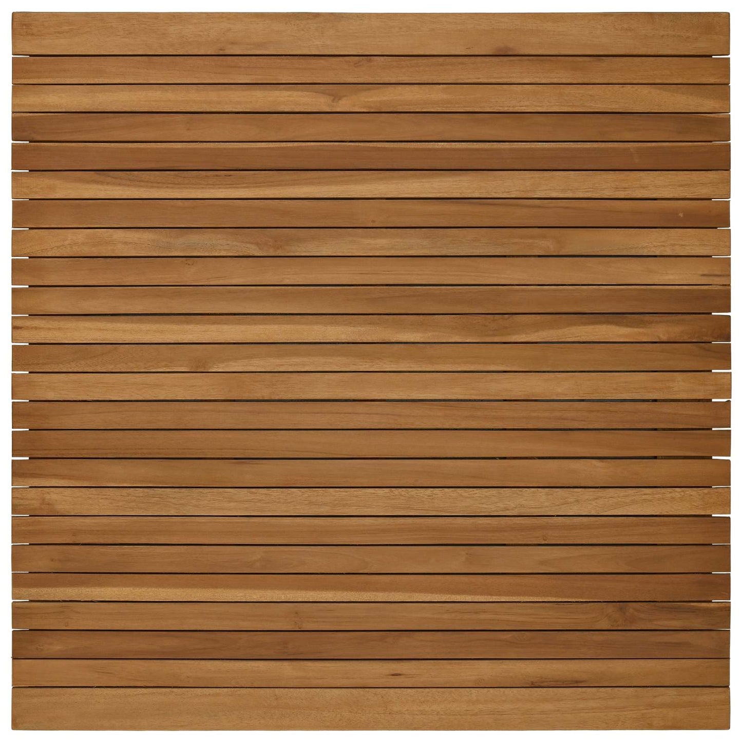 Table Top 90 x 90 x 3.5 cm Square Solid Teak Wood Natural