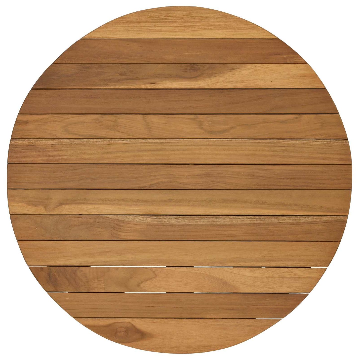 Table Top Ø 50 x 3.5 Round Solid Teak Wood Natural