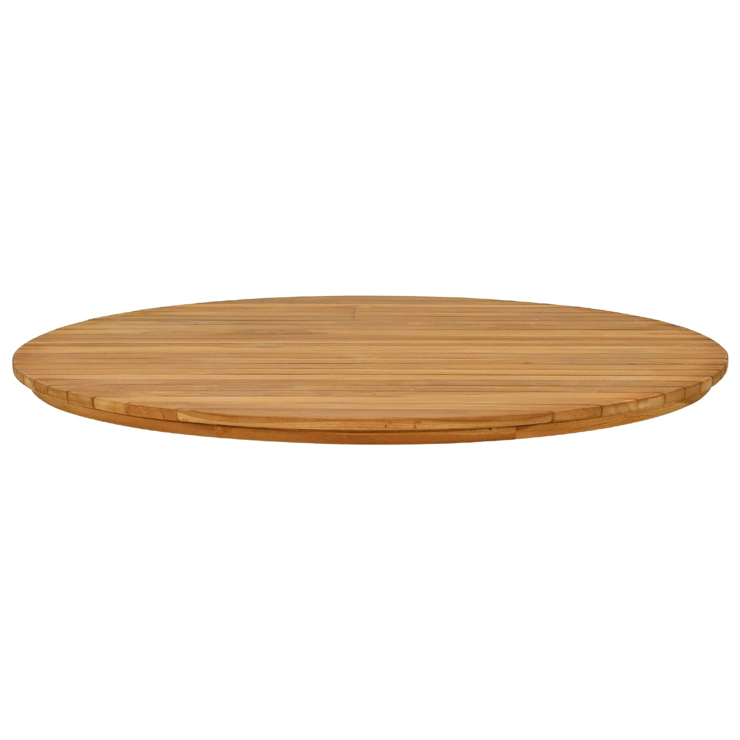 Table Top Ø 90 x 3.5 Round Solid Teak Wood Natural
