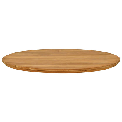 Table Top Ø 90 x 3.5 Round Solid Teak Wood Natural