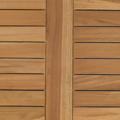 Table Top 80 x 40 x 2.5 cm Oval Solid Teak Wood Natural