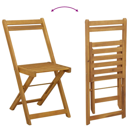 Folding Garden Chairs Folding 6 pcs Natural 40 x 53 x 80 cm