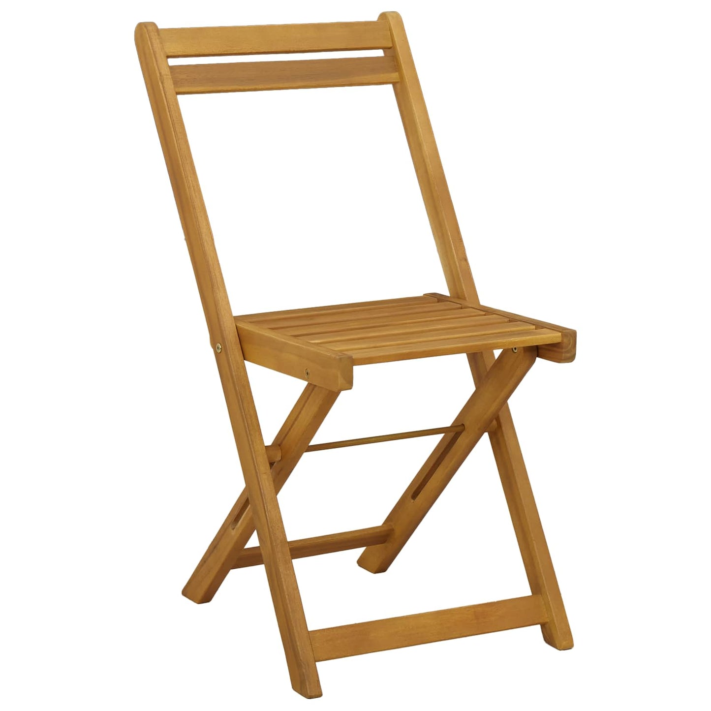 Outdoor Bistro Chairs Folding 8 pcs Natural 40 x 53 x 80 cm