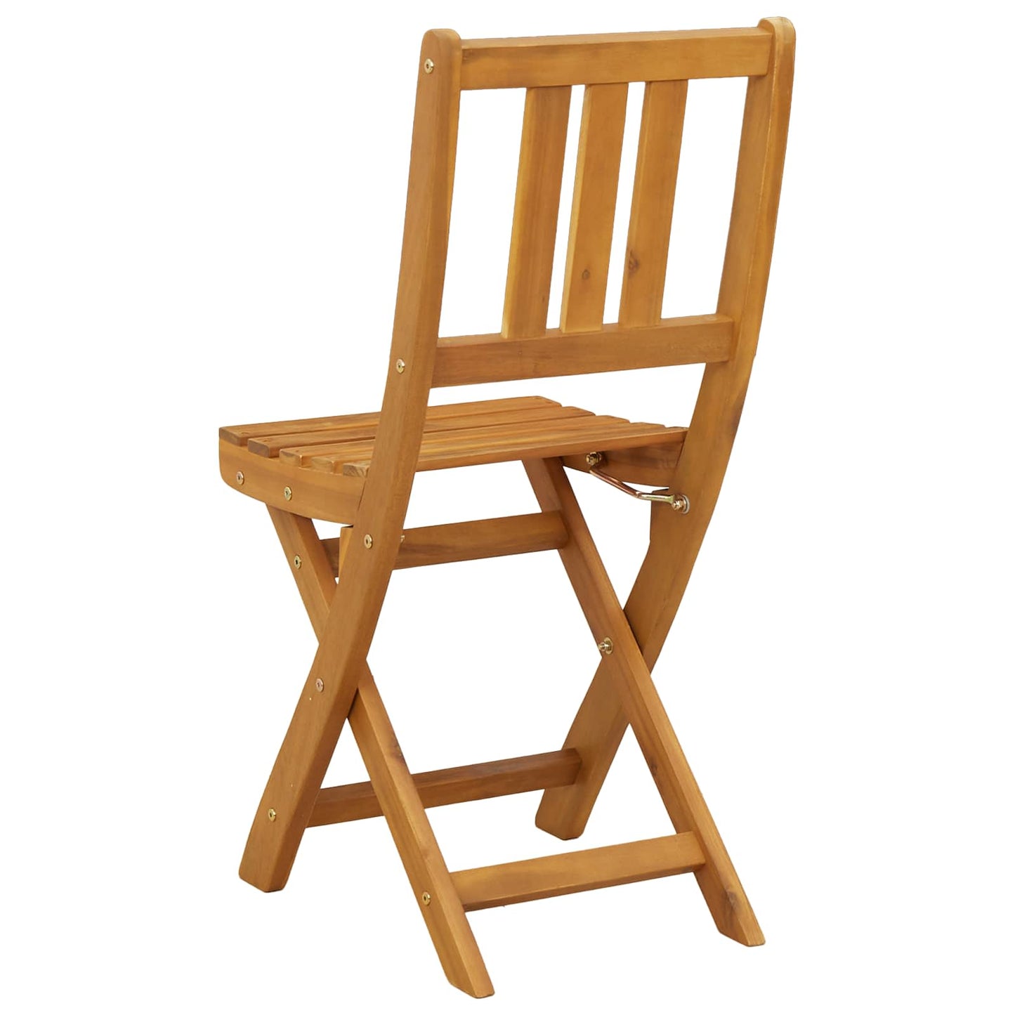 Garden Chair 6 pcs Natural Solid Acacia Wood