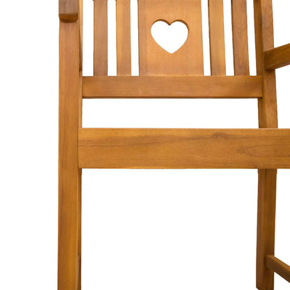 Garden Chairs 8 pcs Natural Solid Acacia Wood