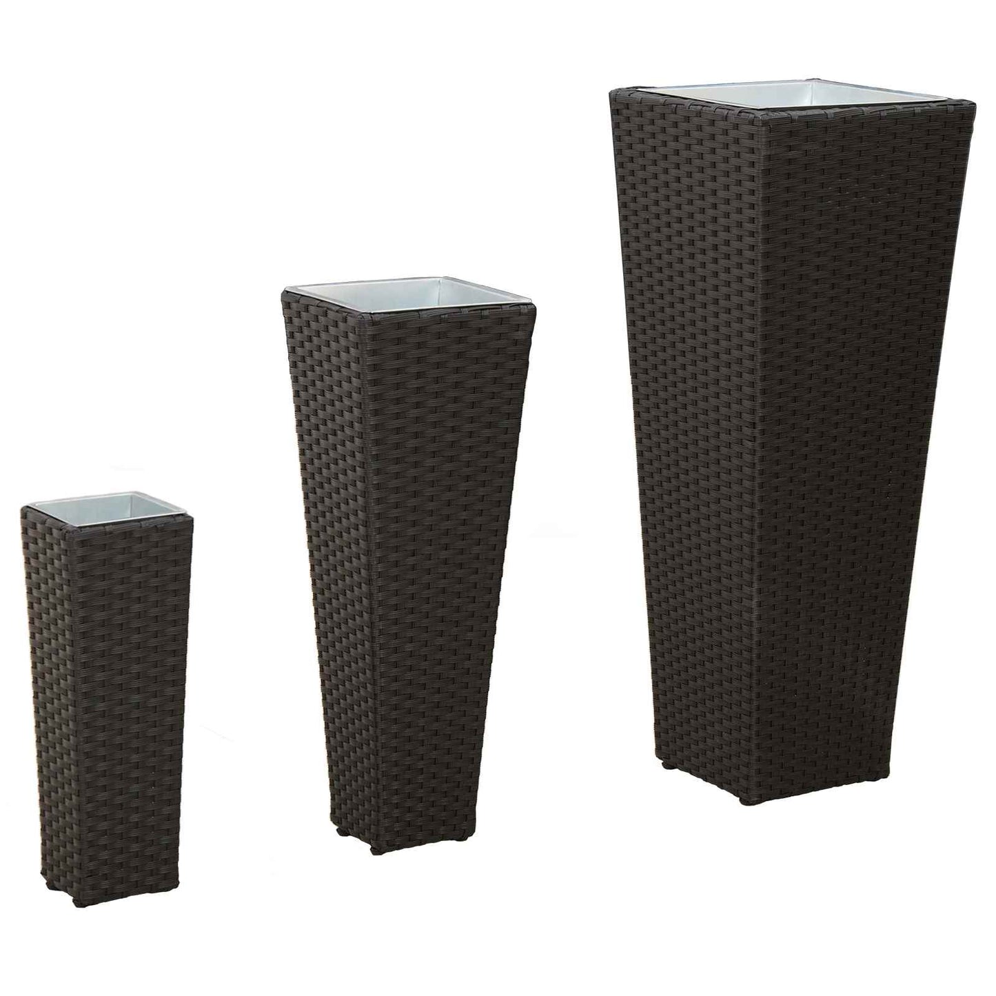 Outdoor Set 3 pcs Black Metal