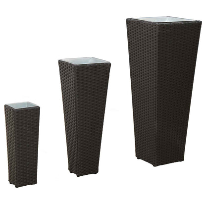 Outdoor Set 3 pcs Black Metal
