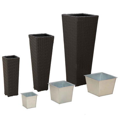 Outdoor Set 3 pcs Black Metal