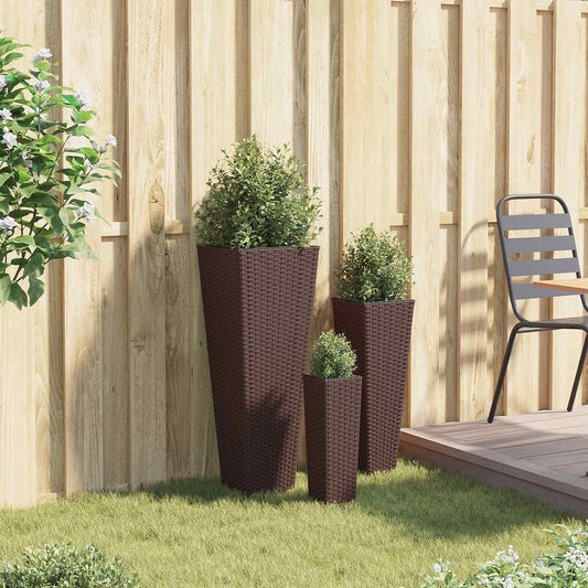 Outdoor Set 3 pcs 30 x 30 x 80 cm Metal