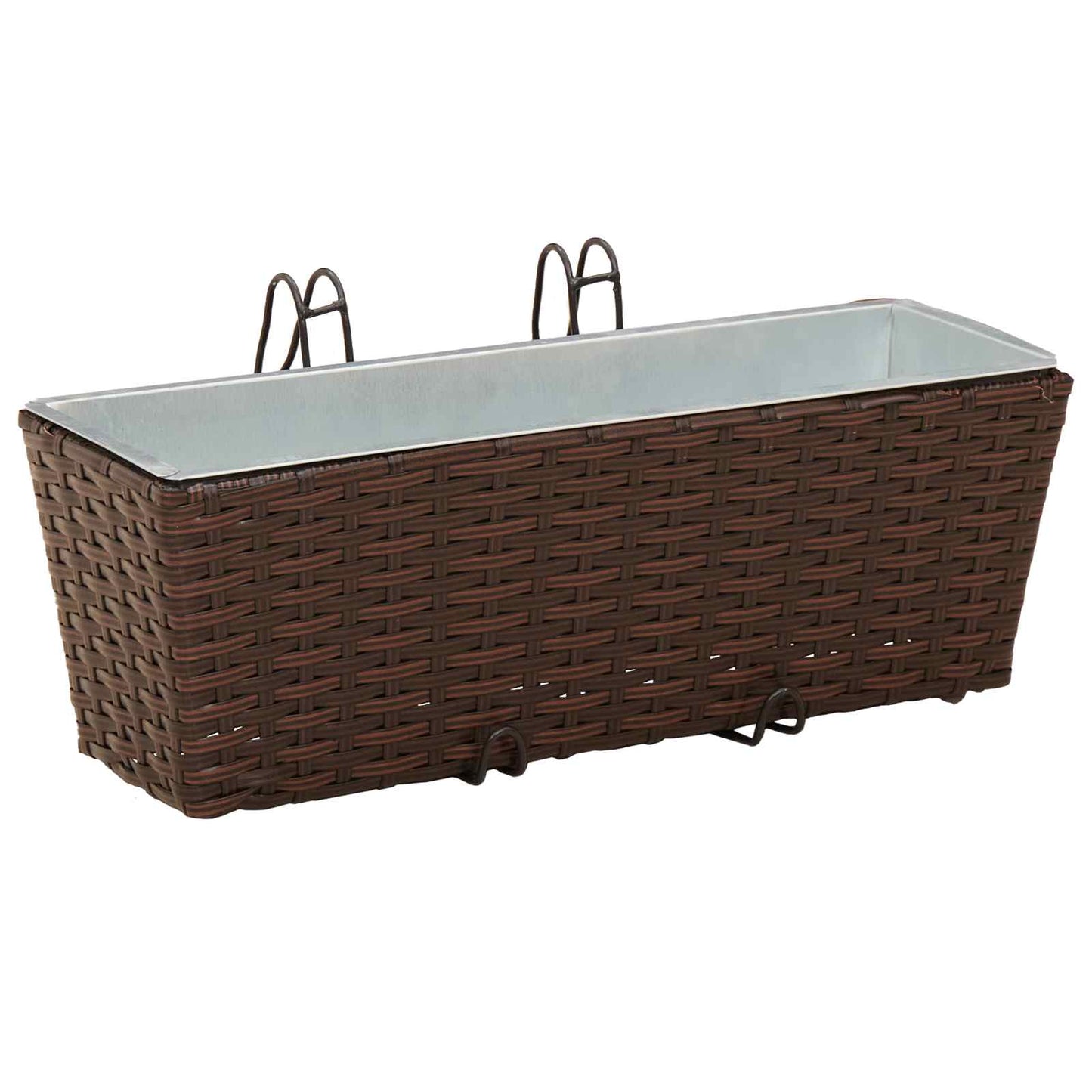Railing 2 pcs 50 x 17 x 17 cm Metal