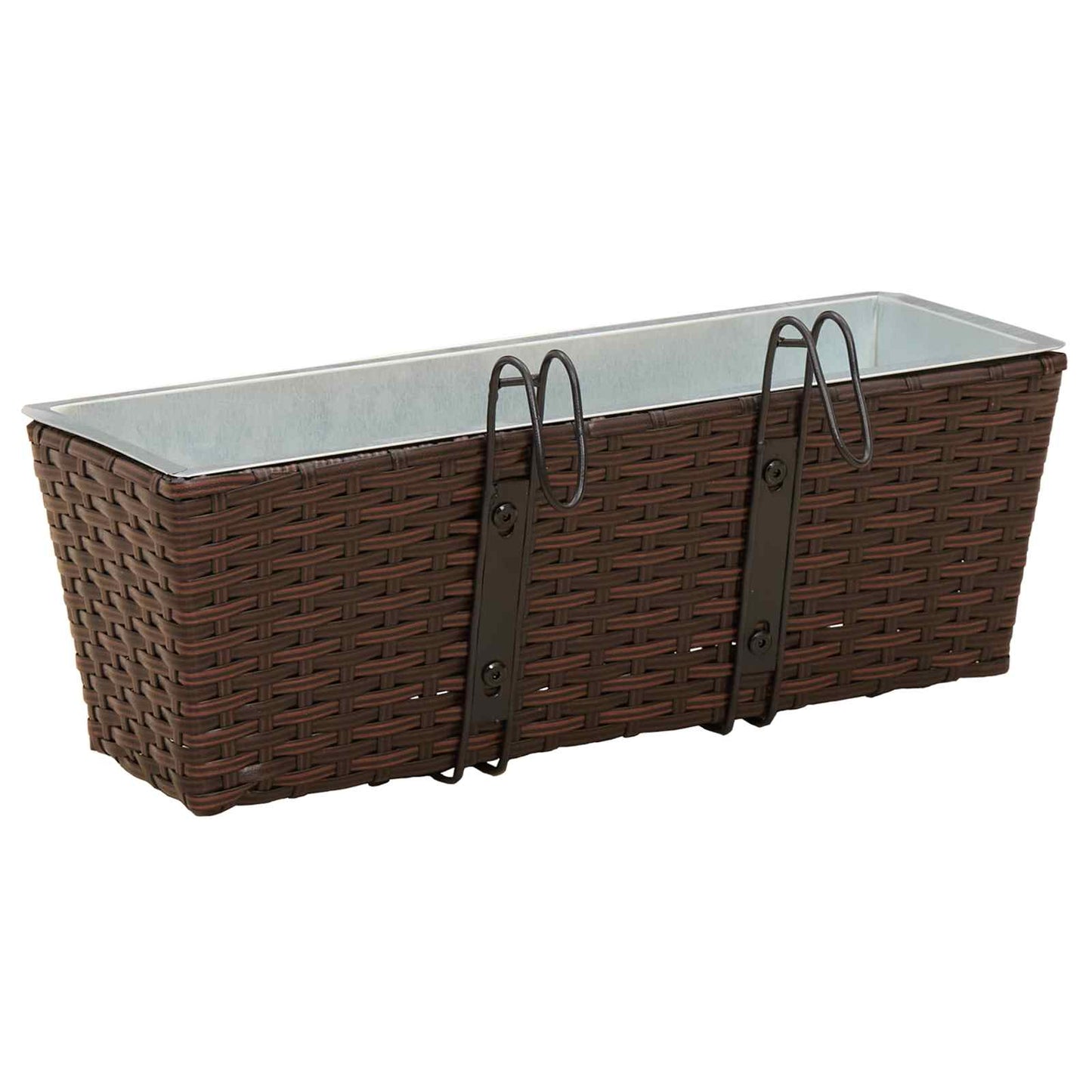 Railing 2 pcs 50 x 17 x 17 cm Metal