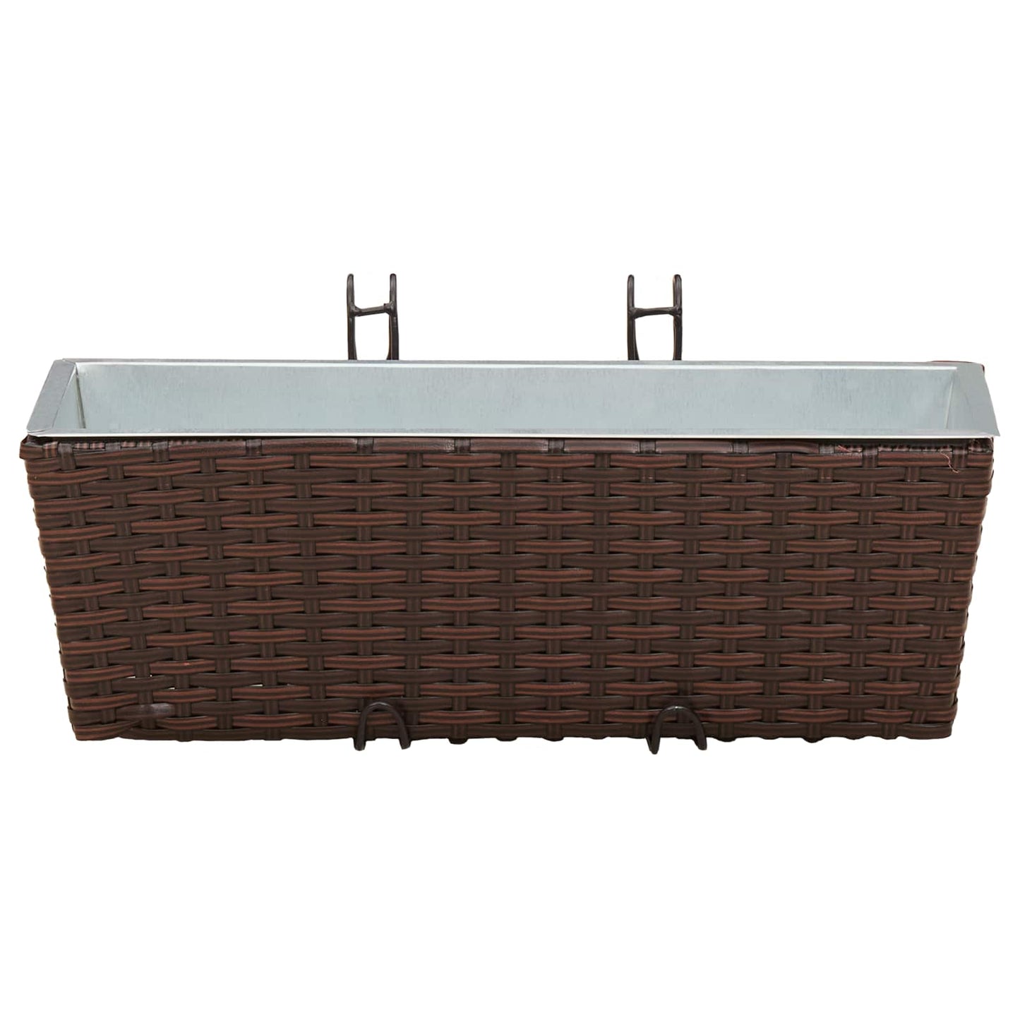 Railing 2 pcs 50 x 17 x 17 cm Metal