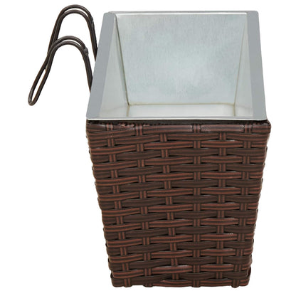 Railing 2 pcs 50 x 17 x 17 cm Metal