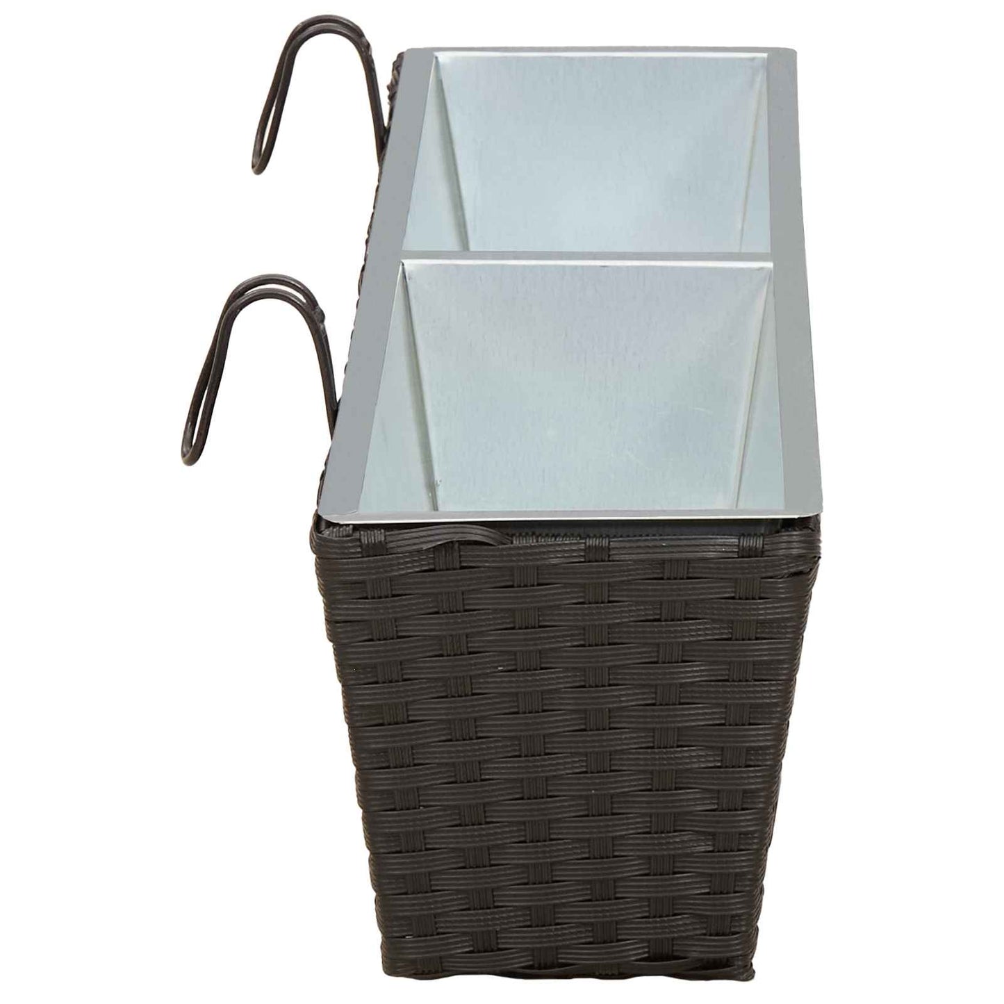 Railing 2 pcs 80 x 17 x 17 cm Metal