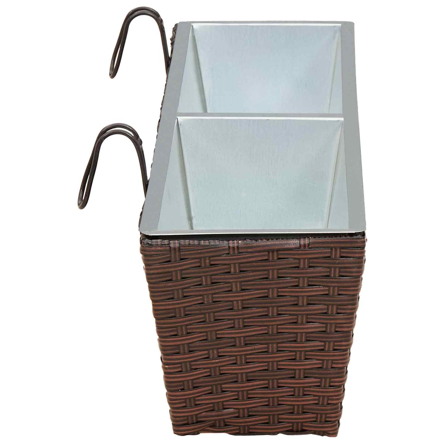 Railing 2 pcs 80 x 17 x 17 cm Metal