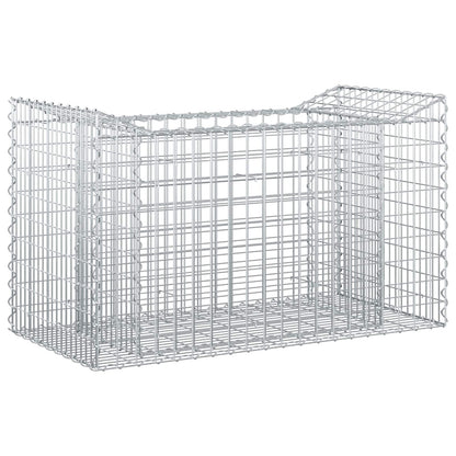 Gabion Raised Bed Silver