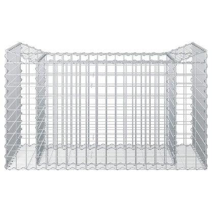 Gabion Raised Bed Silver