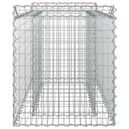 Gabion Raised Bed Silver