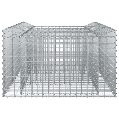 Gabion Raised Bed Silver