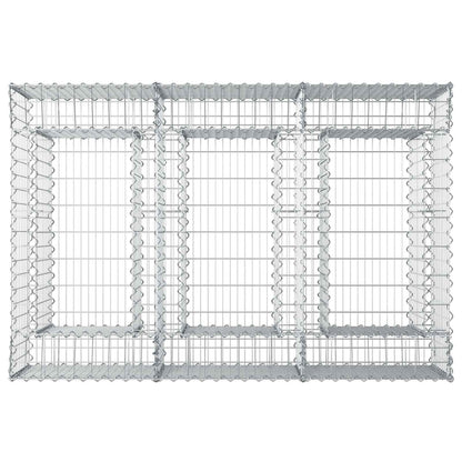 Gabion Raised Bed Silver