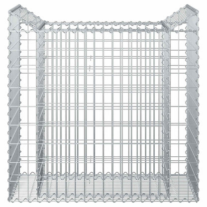 Gabion Raised Bed Silver