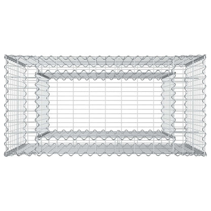 Gabion Raised Bed Silver