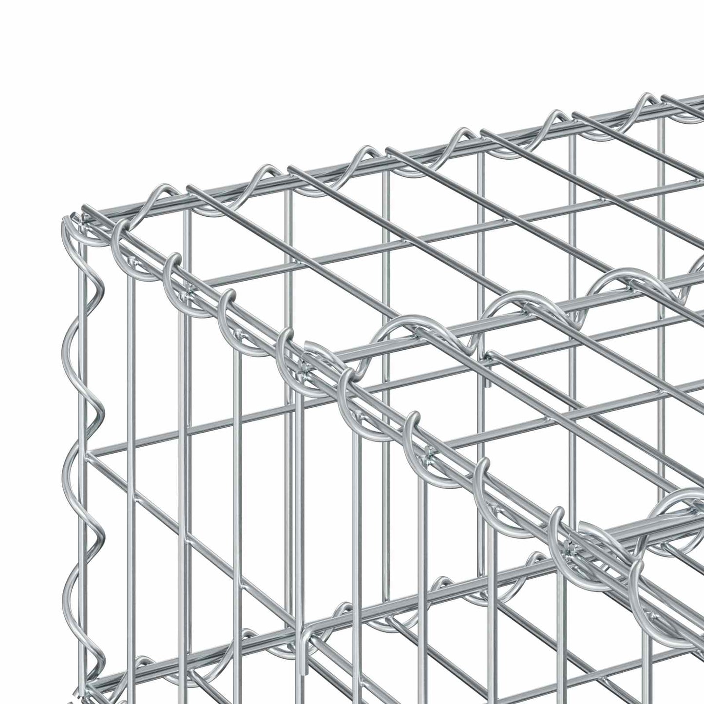 Gabion Raised Bed Silver