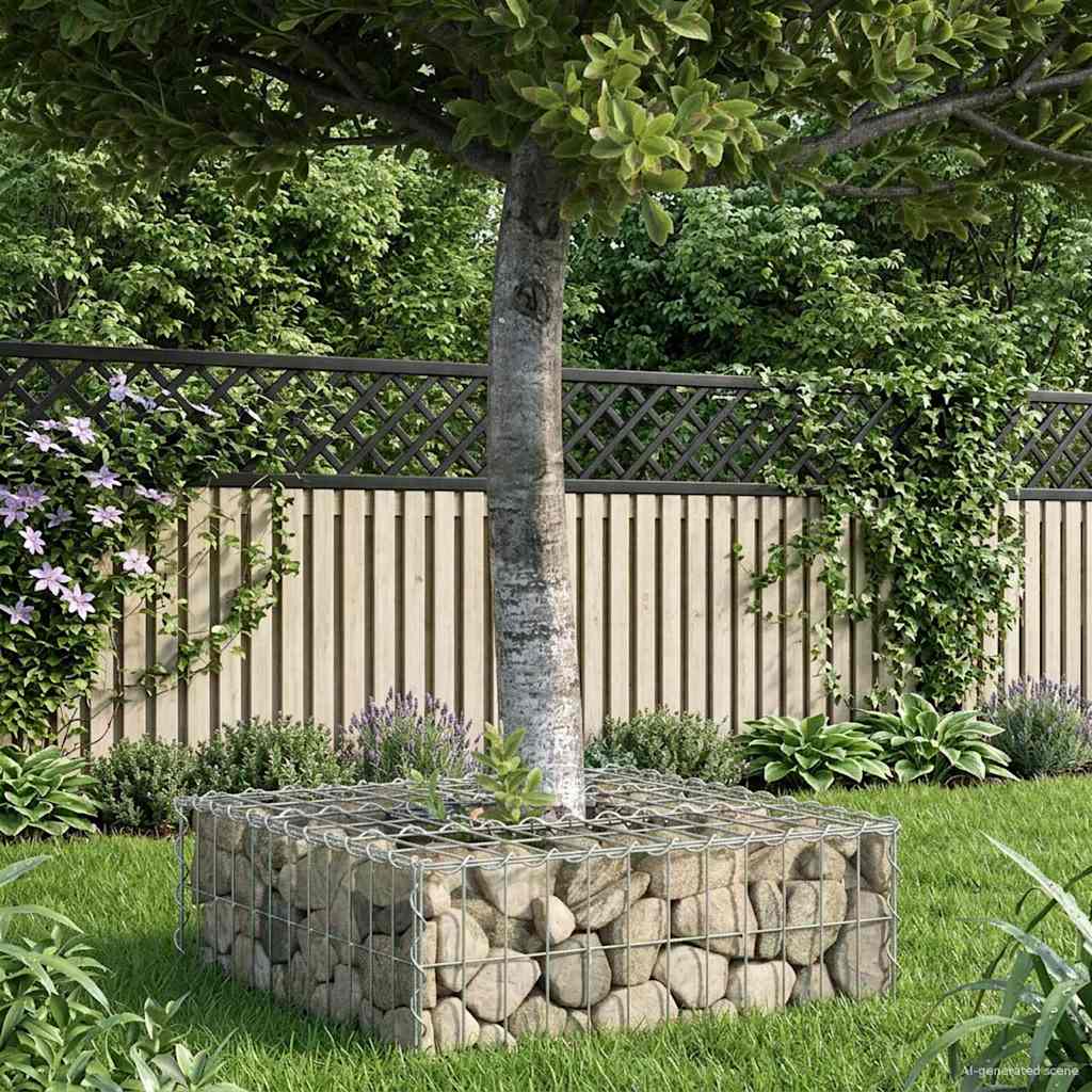 Gabion Raised Bed Silver