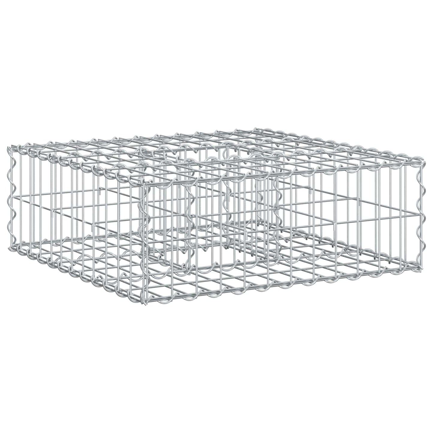 Gabion Raised Bed Silver