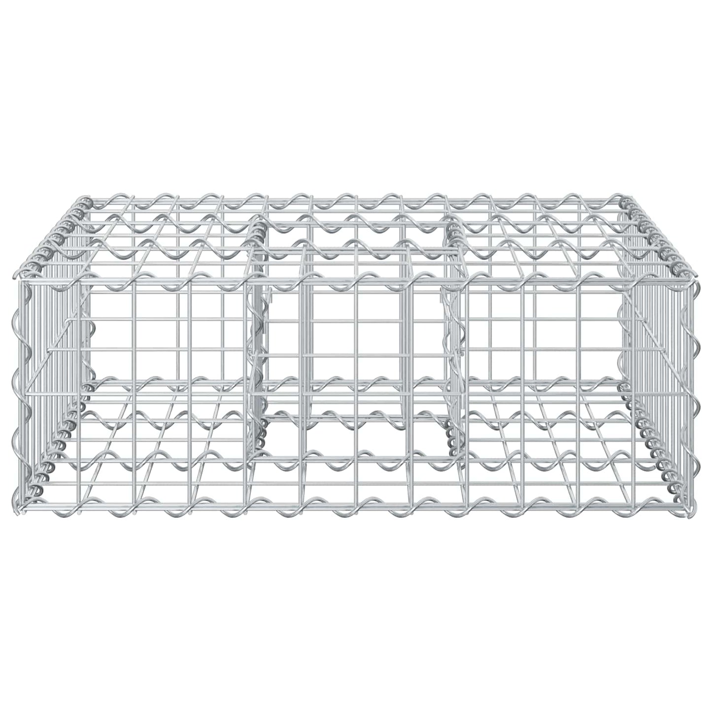 Gabion Raised Bed Silver