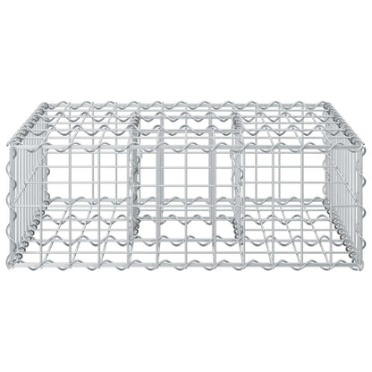Gabion Raised Bed Silver