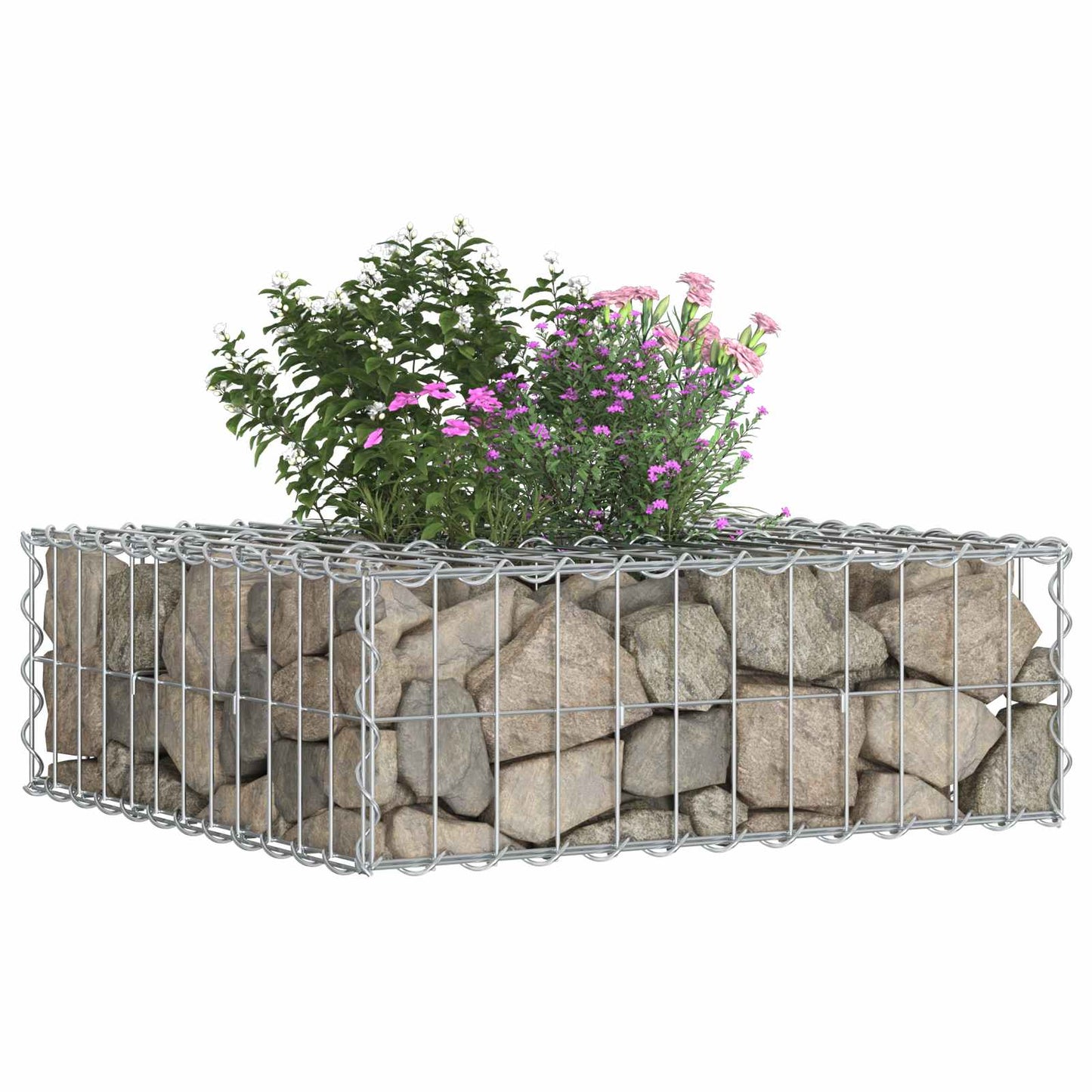 Gabion Raised Bed Silver