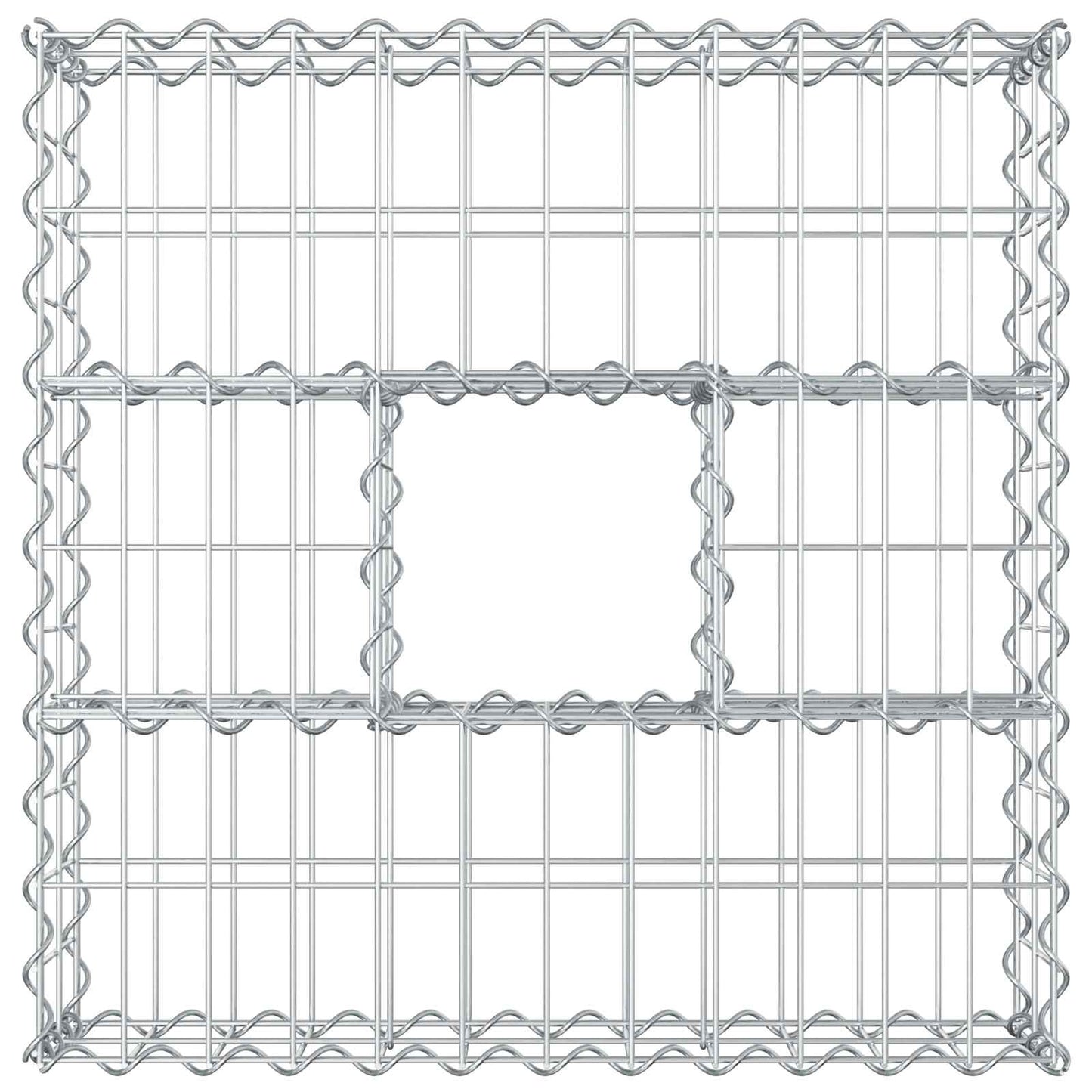Gabion Raised Bed Silver